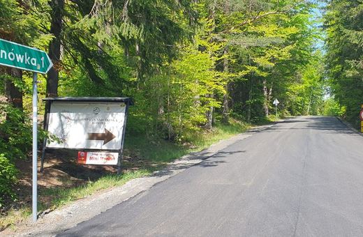 Remont drogi powiatowej do Sosnówki