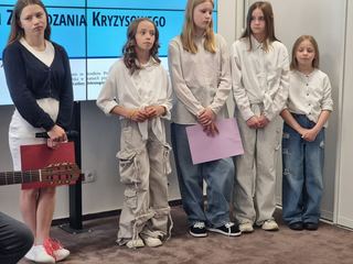 Podziękowania dla Starostwa od dzieci