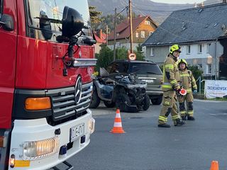 Zderzenie z quadem
