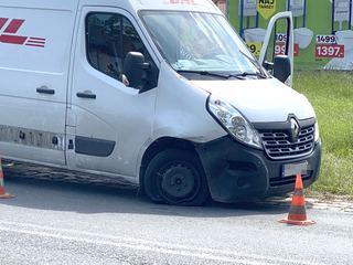Groźne zderzenie busa i Hondy