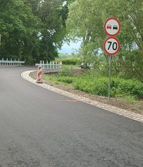 Droga przy Stawach Podgórzyńskich prawie gotowa