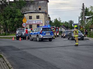Zderzenie na skrzyżowaniu w Miłkowie
