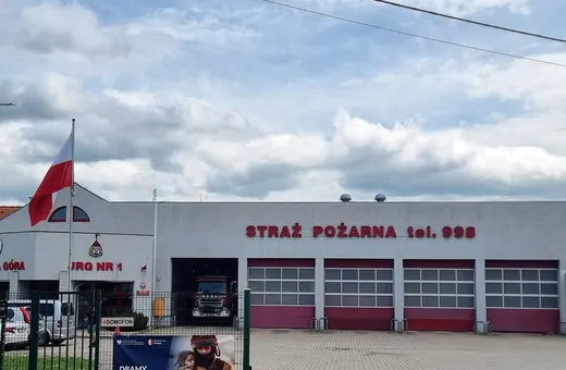 Remont po powodzi w straży