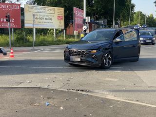 Kolizja na skrzyżowaniu 1 Maja i Wojska Polskiego