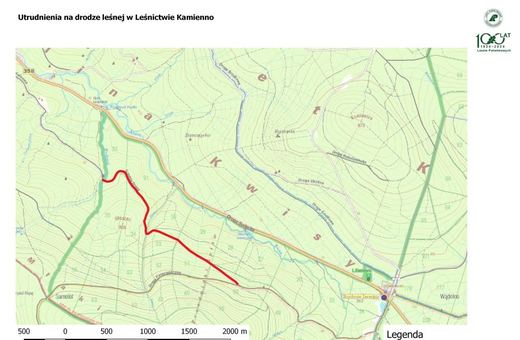 Utrudnienia na trasie w kierunku Rozdroża Izerskiego