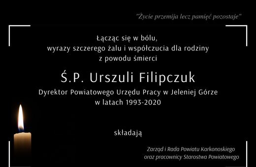 Nie żyje Urszula Filipczuk