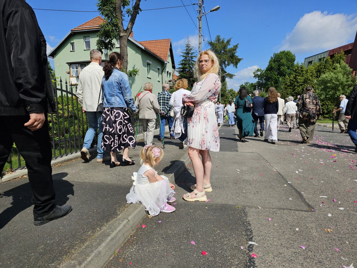 Uroczysta procesja Bożego Ciała w Cieplicach