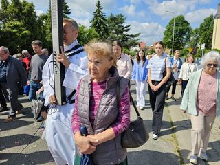 Uroczysta procesja Bożego Ciała w Cieplicach