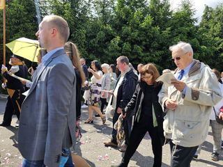 Uroczysta procesja Bożego Ciała w Cieplicach