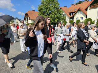 Uroczysta procesja Bożego Ciała w Cieplicach