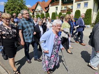 Uroczysta procesja Bożego Ciała w Cieplicach