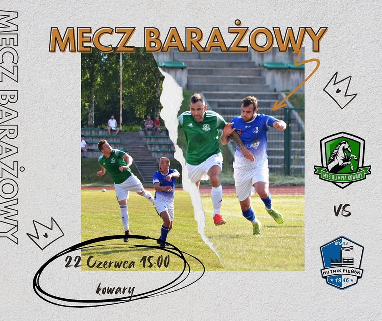 Olimpia zagra o awans, celem okręgówka