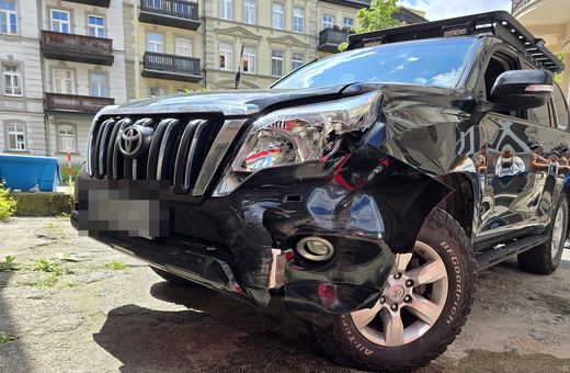 Zderzenie trzech aut na ul. Wojska Polskiego