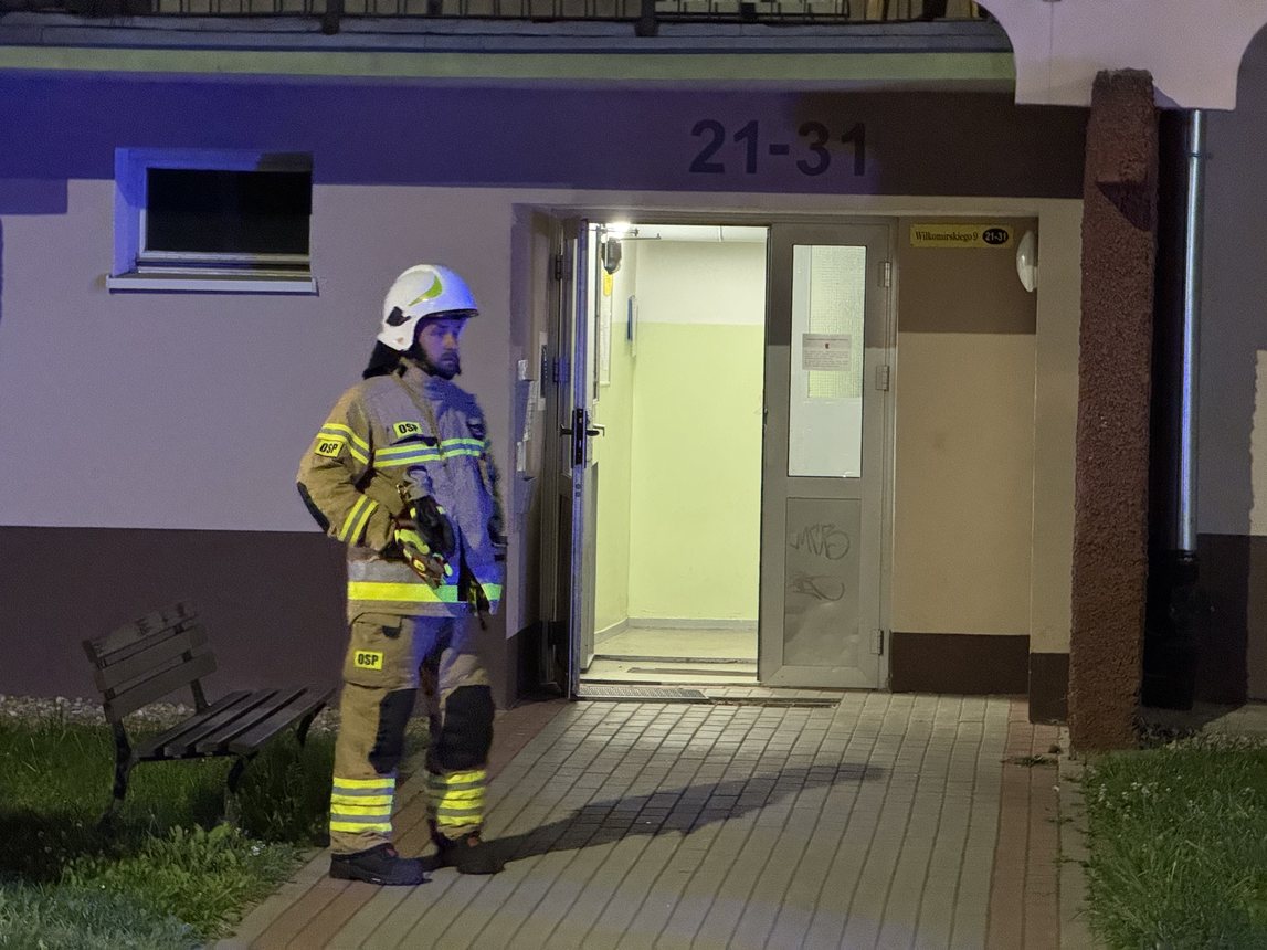 Alarm gazowy na Wiłkomirskiego