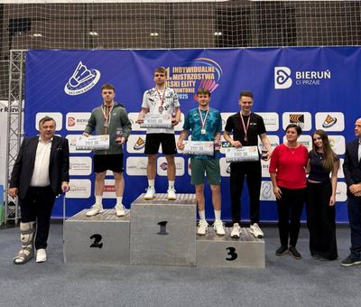 Łukasz z dwoma medalami Mistrzostw Polski