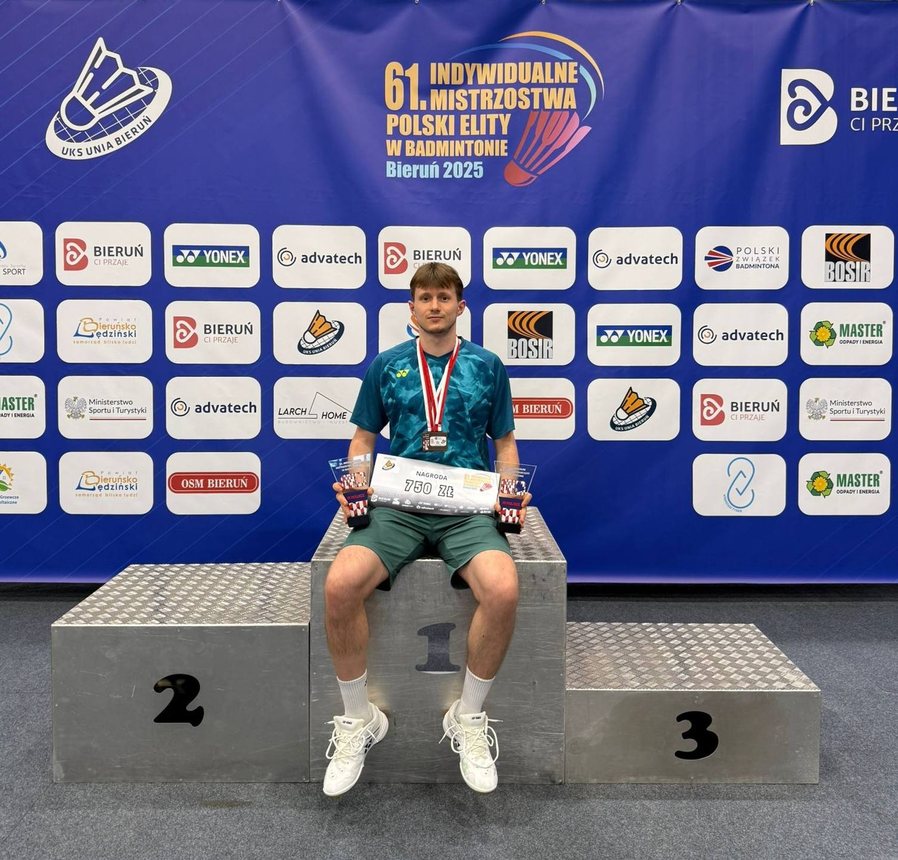 Łukasz z dwoma medalami Mistrzostw Polski