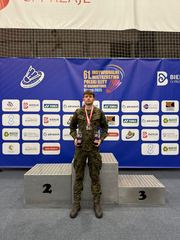 Łukasz z dwoma medalami Mistrzostw Polski