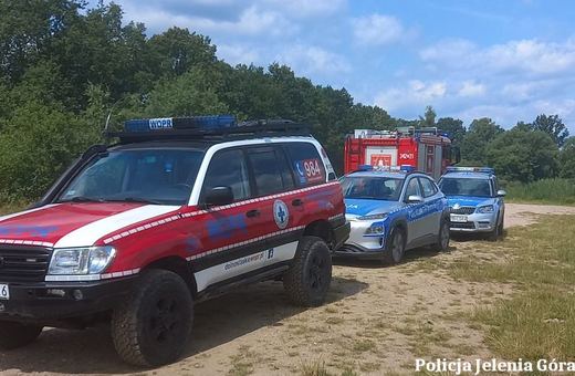Działania policji nad "Żwirownią"