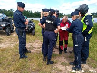 Działania policji nad "Żwirownią"