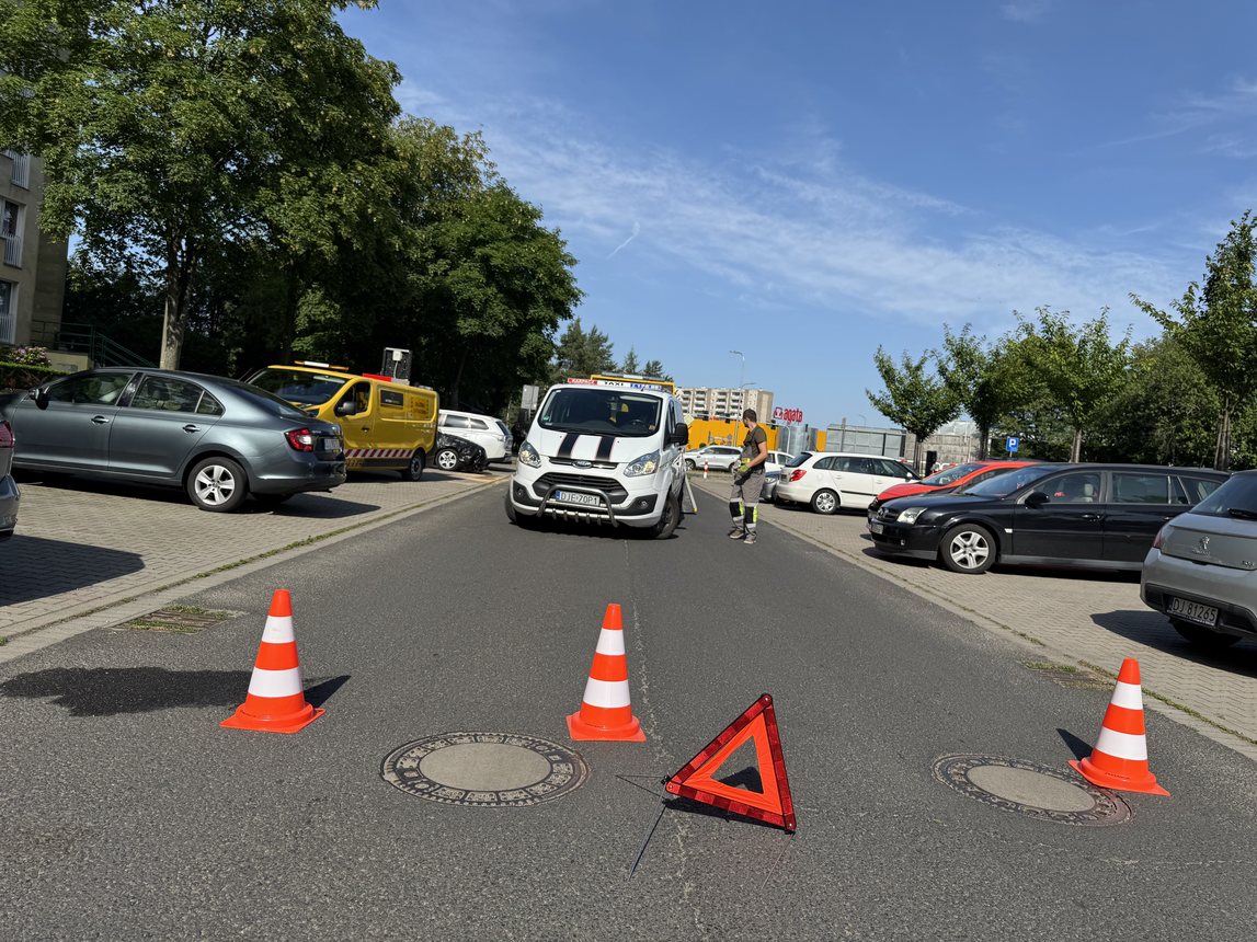 Wyjeżdżał z parkingu prosto w taksówkę