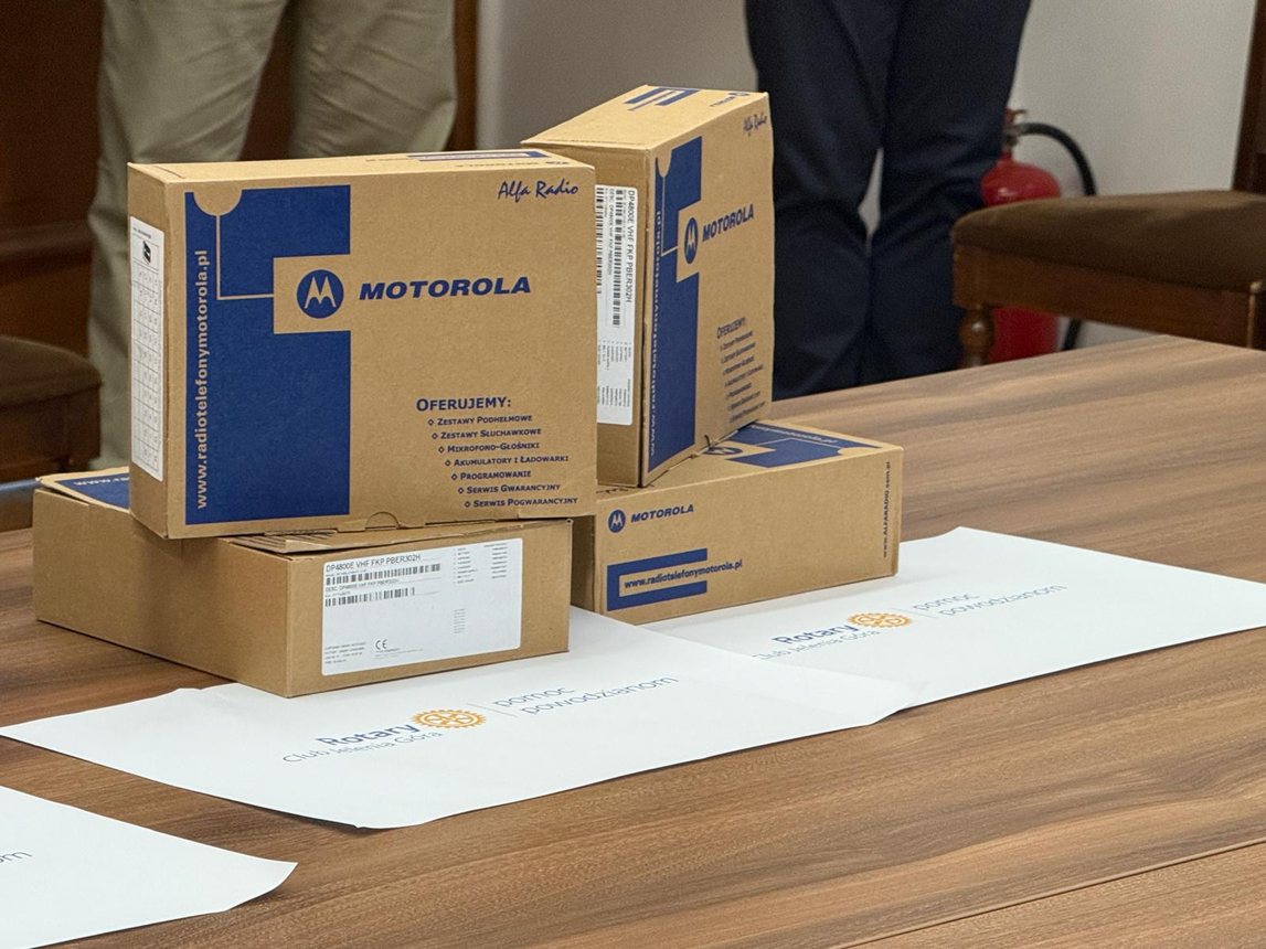Rotary przekazuje sprzęt OSP Jelenia Góra