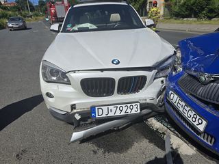 Bliskie spotkanie BMW i Skody