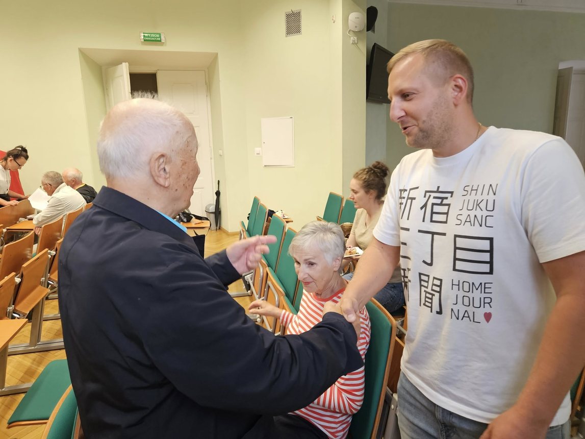 Odśpiewali "100 lat" twórcy Biegu Piastów