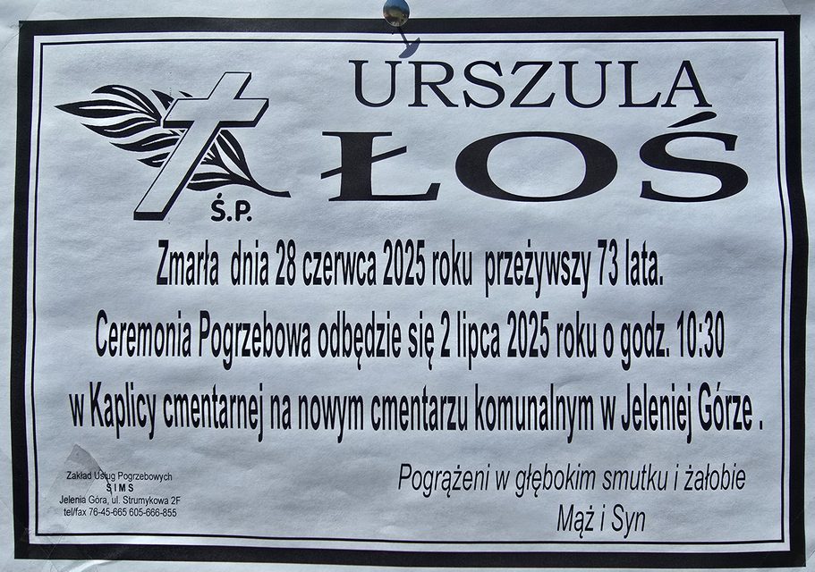 Zmarła Urszula Łoś