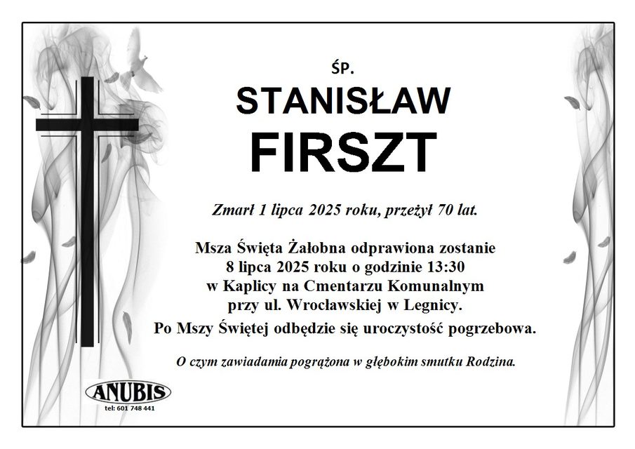 Pogrzeb S. Firszta w Legnicy