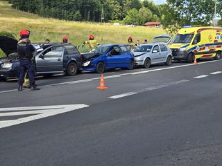 Wypadek w Rybnicy – efekt domina