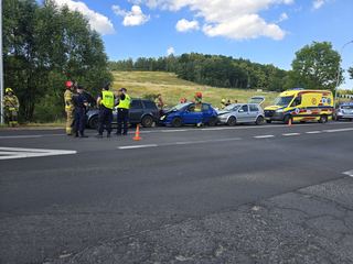 Wypadek w Rybnicy – efekt domina