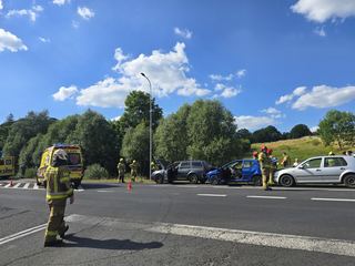 Wypadek w Rybnicy – efekt domina