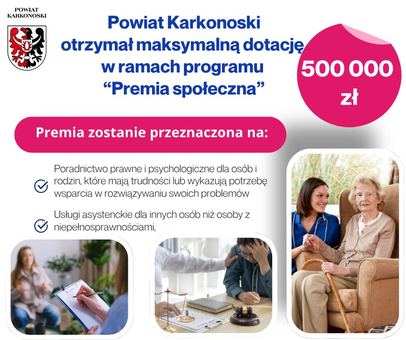 Powiat karkonoski zadba o potrzebujących