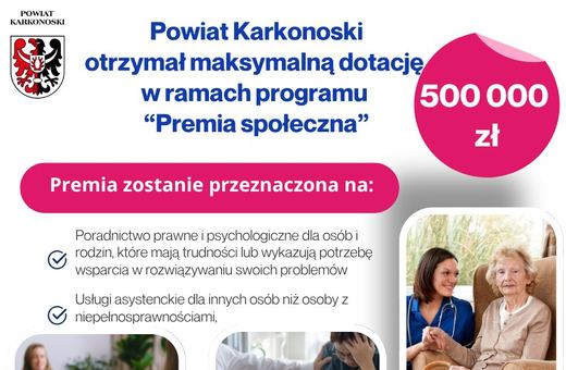 Powiat karkonoski zadba o potrzebujących