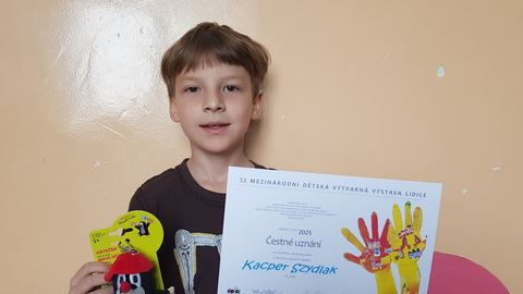 Rysunek Kacpra nagrodzony w Czechach