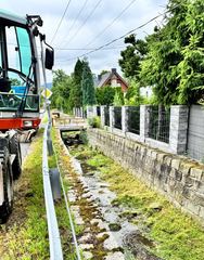 Oczyszczanie i naprawy potoku Piastówka