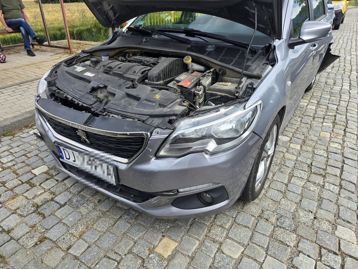Kolizja w Radomierzu
