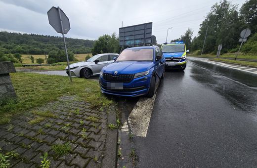 Kolizja na ul. Sobieskiego