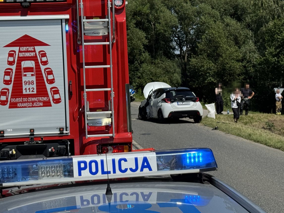 Wypadek na Karpackiej – brawurowy 21–latek