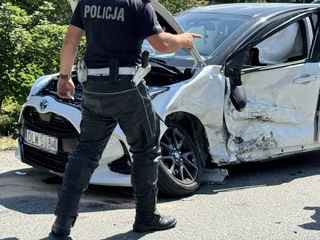 Wypadek na Karpackiej – brawurowy 21–latek