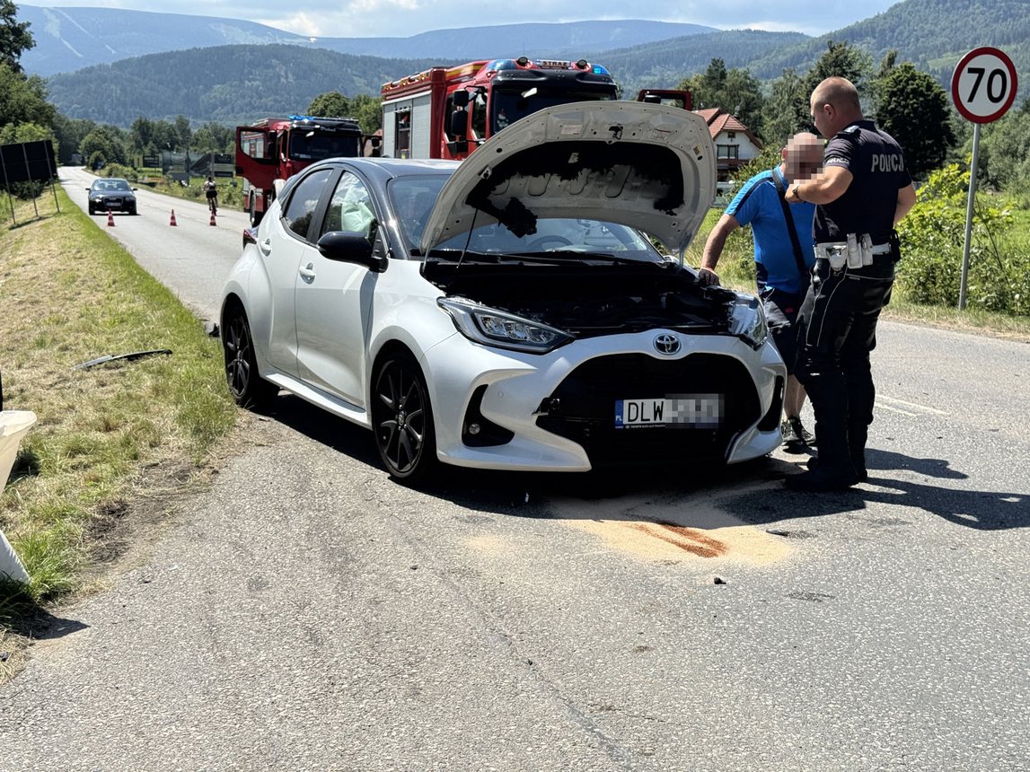 Wypadek na Karpackiej – brawurowy 21–latek