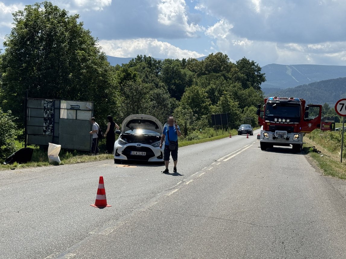 Wypadek na Karpackiej – brawurowy 21–latek