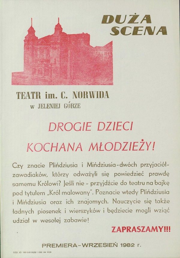 Zmarła autorka „Króla malowanego”, wystawianego w Norwidzie
