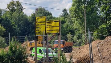 Wykopy pod budynki komunalne