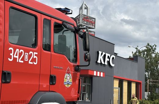 Paliło się w KFC