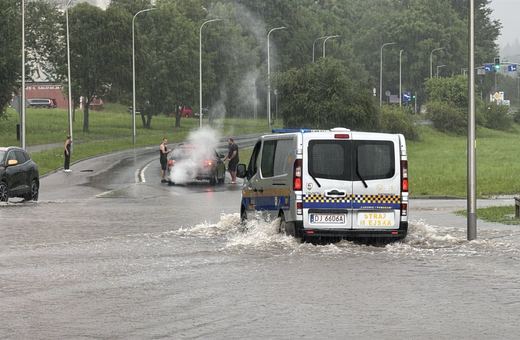 Ulewa sparaliżowała Jelenią Górę