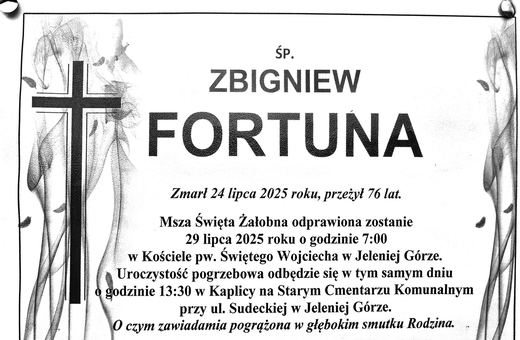 Zmarł Zbigniew Fortuna