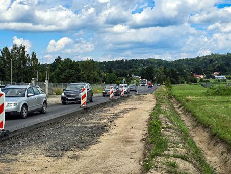 Kłopoty na drodze między kurortami