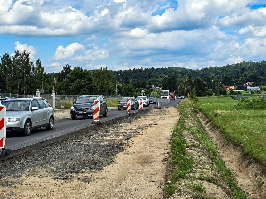 Kłopoty na drodze między kurortami