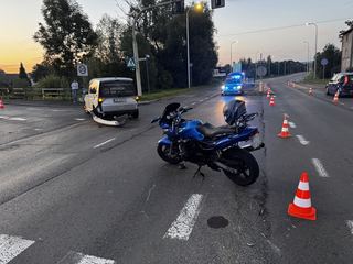 48–latka zajechała drogę motocykliście na Wolności